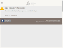 Tablet Screenshot of agencebarras.ch
